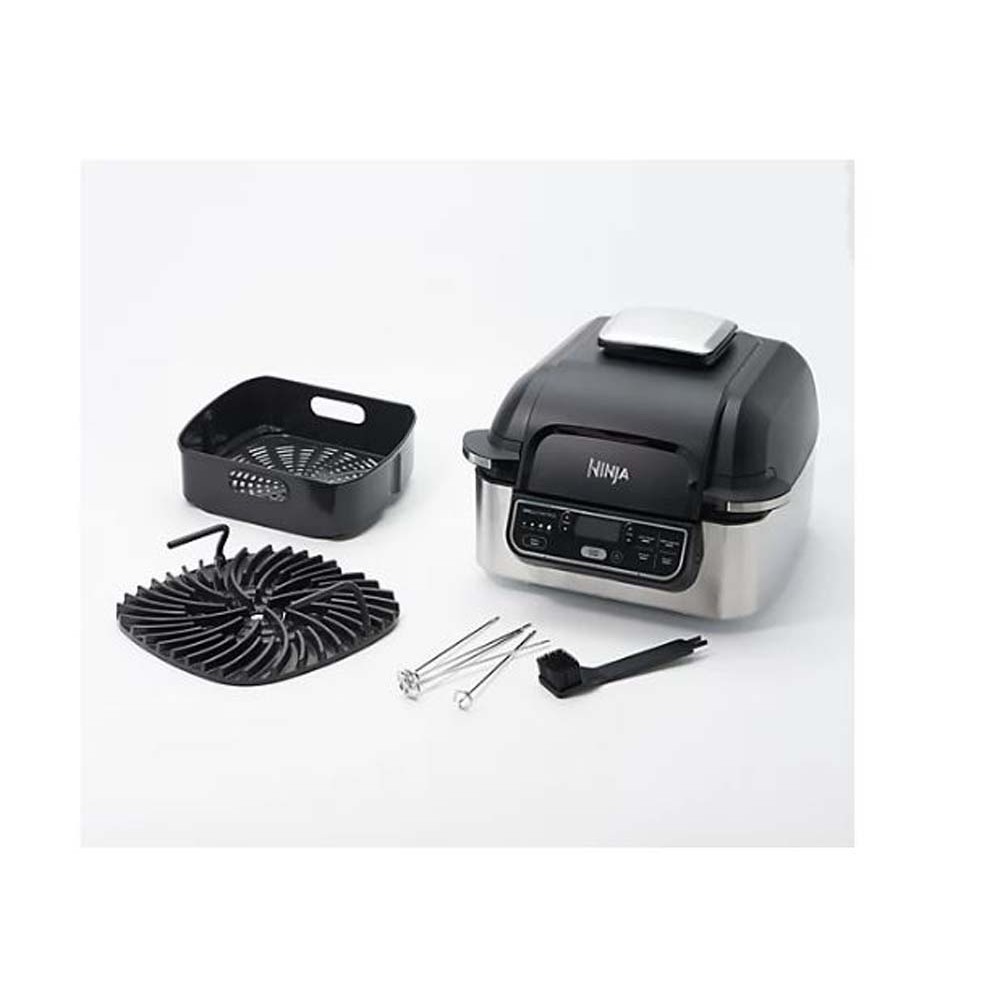 Ninja Foodi 6-qt Indoor Air Grill with Skewers and Recipes